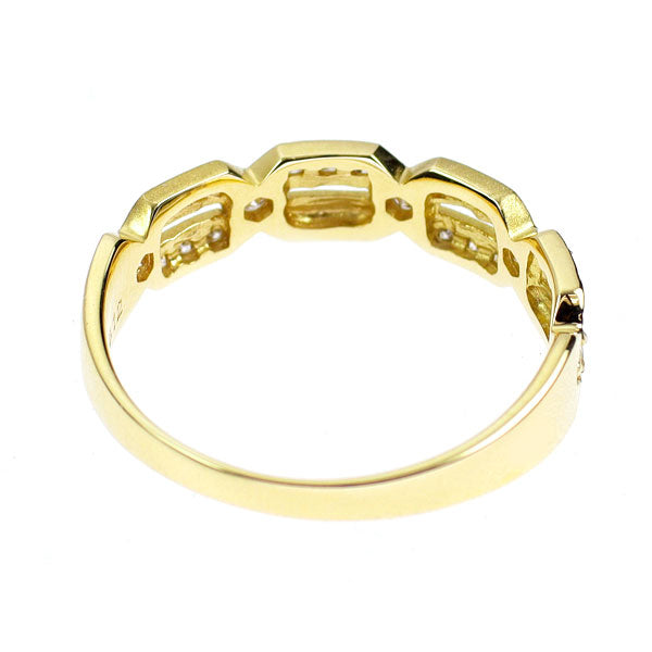 K18YG ダイヤモンド リング 0.12ct