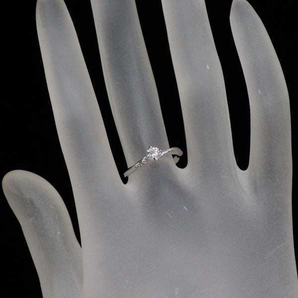 俄 Pt950 ダイヤモンド リング 0.21ct D VS1 3EX 露華 — セルビー