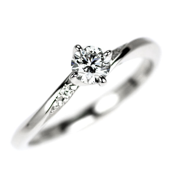 俄 Pt950 ダイヤモンド リング 0.21ct D VS1 3EX 露華 — セルビー