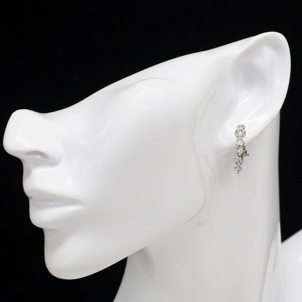 DTC K14WG/ K18WG ダイヤモンド イヤリング 0.50ct LINE