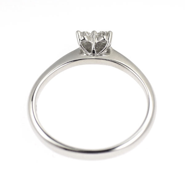 K18WG ダイヤモンド リング 0.30ct ハート