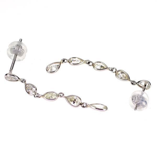 Pt900 ダイヤモンド ピアス 1.00ct