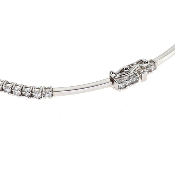 K18WG ダイヤモンド ブレスレット 1.00ct