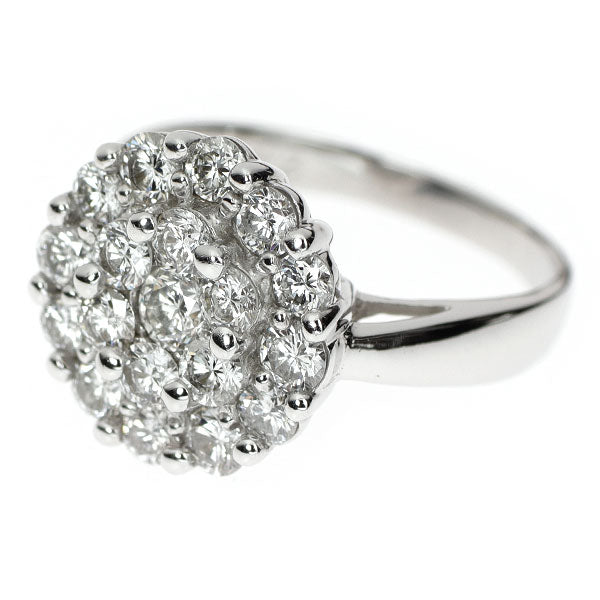 K18WG ダイヤモンド リング 2.00ct