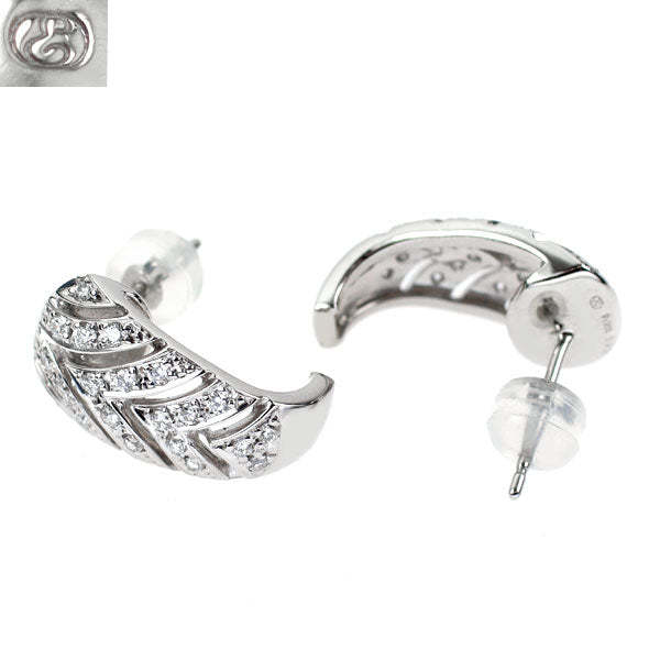 芝田悦美 Pt900 ダイヤモンド ピアス 0.44ct