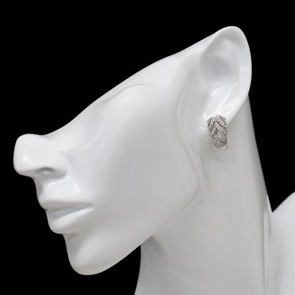 芝田悦美 Pt900 ダイヤモンド ピアス 0.44ct