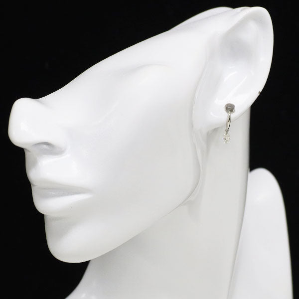 Pt900 ペアシェイプ ダイヤモンド ピアス 0.60ct