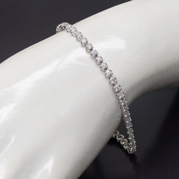 Pt850 ダイヤモンド テニス ブレスレット 2.36ct — セルビーオンライン