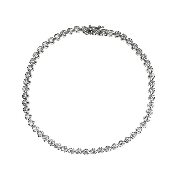 Pt850 ダイヤモンド テニス ブレスレット 2.36ct — セルビーオンライン