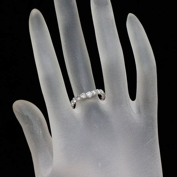 ハリーウィンストン Pt950 ダイヤモンド リング トゥルーリーバンド フルエタニティ 《セルビー銀座店》【中古】