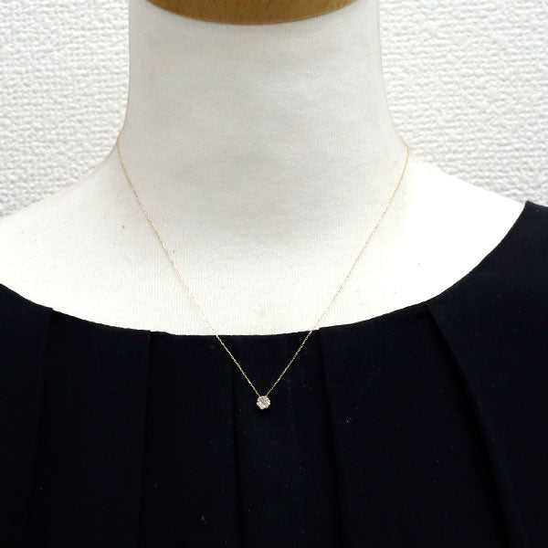 wish upon a star K18YG ダイヤモンド ルビー ペンダントネックレス 0.06ct D0.06ct 2way リバーシブル