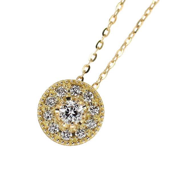 wish upon a star K18YG ダイヤモンド ルビー ペンダントネックレス 0.06ct D0.06ct 2way リバーシブル