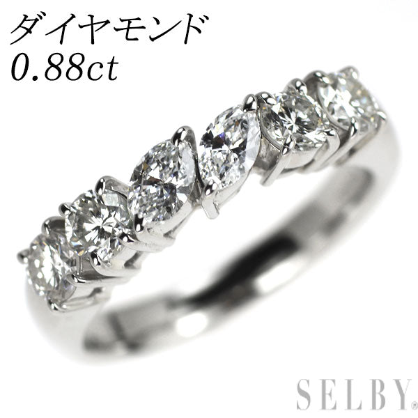 Pt900 ダイヤモンド リング 0.88ct