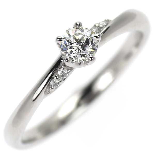 wish upon a star Pt950 ダイヤモンド  リング 0.215ct E VS1 D0.02ct