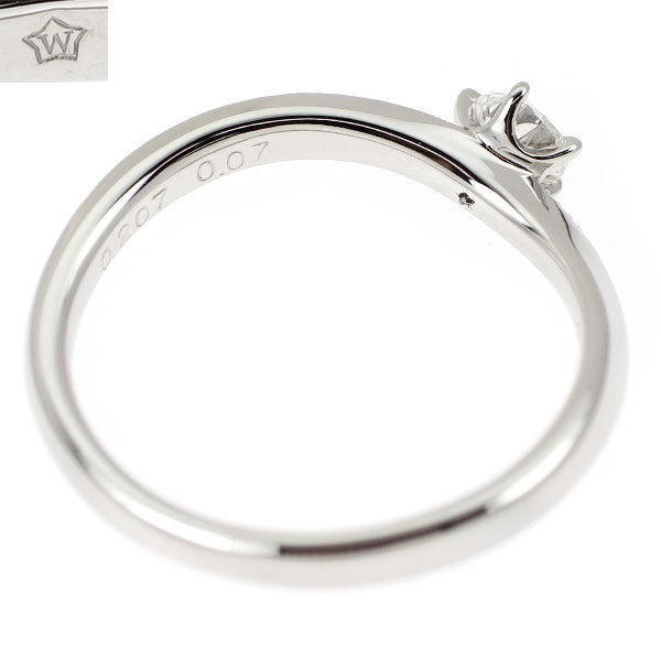 wish upon a star Pt950 ダイヤモンド リング 0.207ct F VVS1 D0.07ct