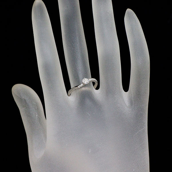 wish upon a star Pt950 ダイヤモンド リング 0.207ct F VVS1 D0.07ct
