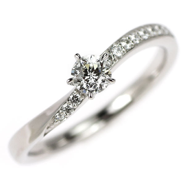 wish upon a star Pt950 ダイヤモンド リング 0.207ct F VVS1 D0.07ct