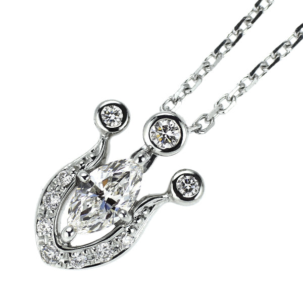 ロイヤルアッシャー Pt900/ Pt850 ダイヤモンド ペンダントネックレス 0.27ct D0.10ct
