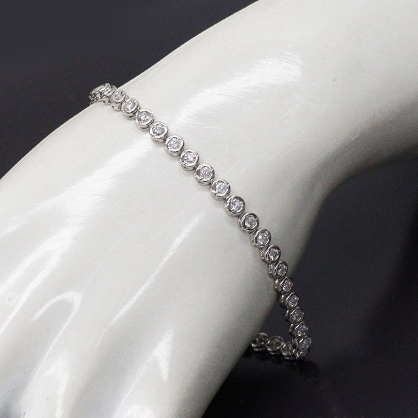 Pt900 ダイヤモンド テニス ブレスレット 3.00ct — セルビーオンライン