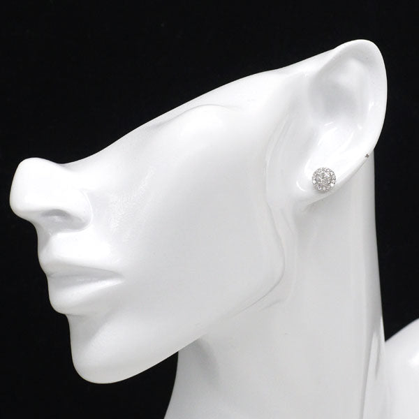 新品 Pt950/ Pt900 ダイヤモンド ピアス 0.802ct F/G VS1 VG/G D0.28ct 【エスコレ】