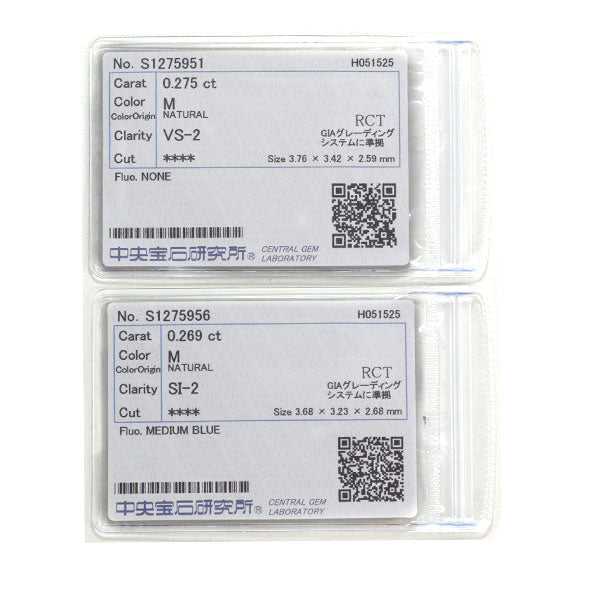 新品 K18YG プリンセスカット ダイヤモンド ピアス 0.544ct M VS2/SI2 【エスコレ】