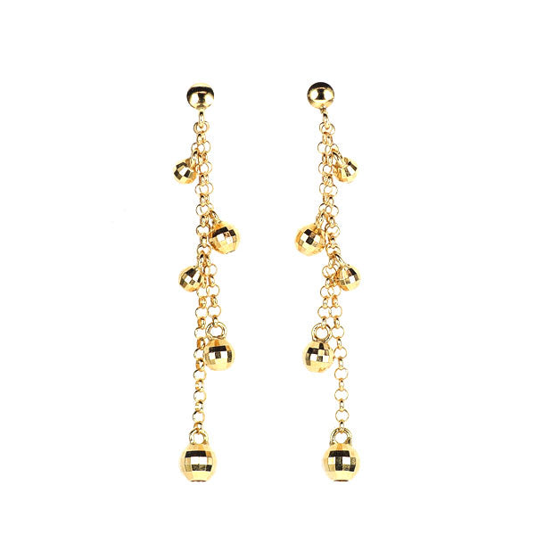 K18YG デザイン ピアス — セルビーオンラインストア