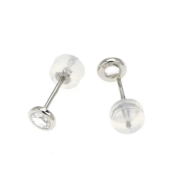 新品 Pt900 ローズカット ダイヤモンド ピアス 0.30ct【エスコレ】