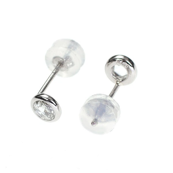 新品 Pt900 ローズカット ダイヤモンド ピアス 0.30ct 【エスコレ】