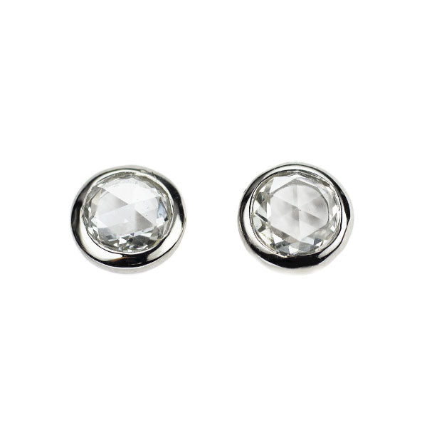 新品 Pt900 ローズカット ダイヤモンド ピアス 0.30ct 【エスコレ】