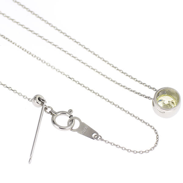 新品 Pt950/ Pt850 ダイヤモンド ペンダントネックレス 0.904ct LY VS1 VG 鍛造ミルグレイン【エスコレ】