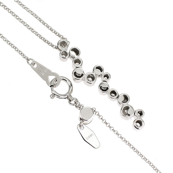 K18WG ダイヤモンド ペンダントネックレス 0.30ct