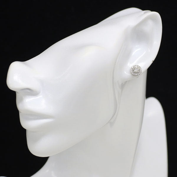 新品 Pt950/ Pt900 ダイヤモンド  ピアス 1.247ct F/G SI1-2 G D0.34ct 【エスコレ】
