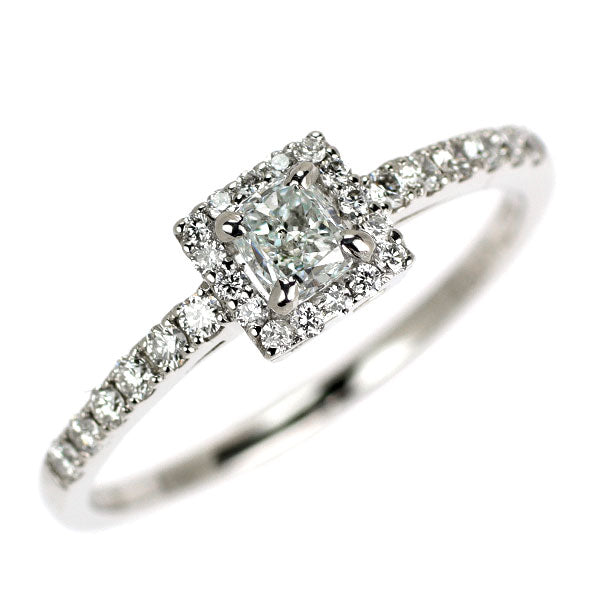 新品 Pt950 天然ブルーダイヤモンド リング 0.261ct FB SI1 D0.22ct【エスコレ】