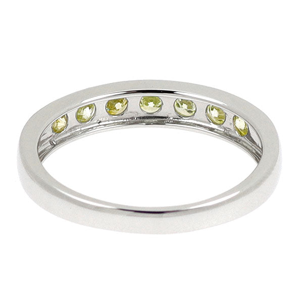 Pt900 天然イエローダイヤモンド リング 0.549ct