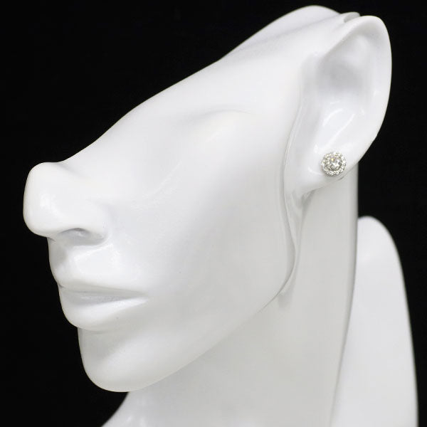 新品 Pt950/ Pt900 ダイヤモンド ピアス 0.801ct F/G VS1/VS2 VG D0.28ct【エスコレ】