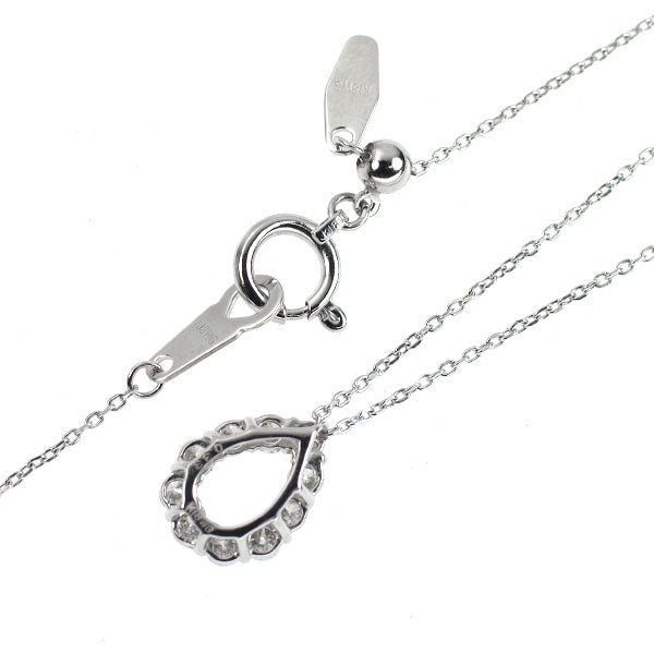 K18WG ダイヤモンド ペンダントネックレス 0.33ct