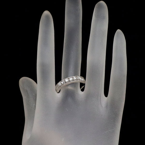 K18WG ラフカット ダイヤモンド リング 0.30ct