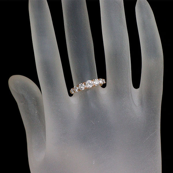 GINZA TANAKA K18PG ダイヤモンド リング 0.89ct