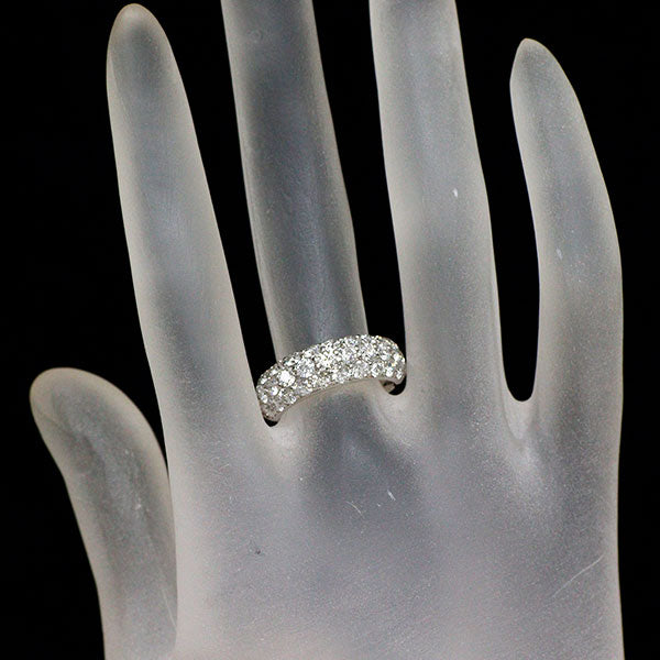 Pt900 H&C ダイヤモンド リング 2.00ct パヴェ