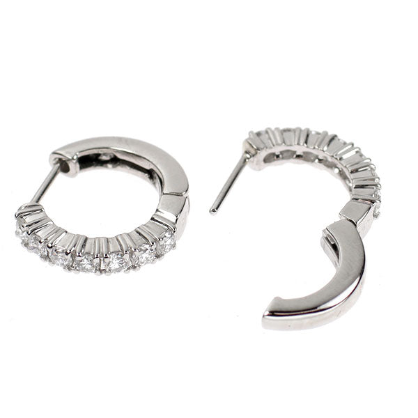 Pt900 ダイヤモンド ピアス 0.50ct フープ