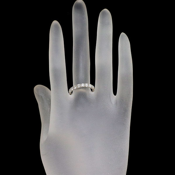 Pt900 ダイヤモンド リング 1.00ct ハーフエタニティ