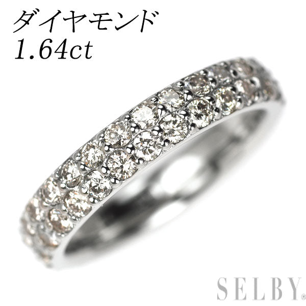 Pt950 ダイヤモンド リング 1.64ct フルエタニティ