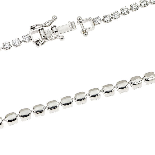 Pt850 ダイヤモンド テニス ネックレス 10.00ct