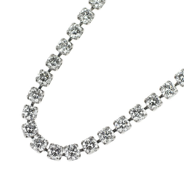 Pt850 ダイヤモンド テニス ネックレス 10.00ct