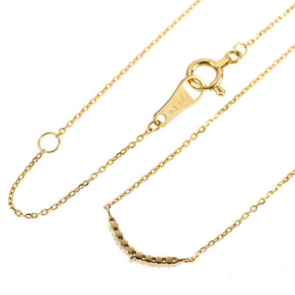 アガット/agete K18YG ダイヤモンド ペンダントネックレス 0.04ct