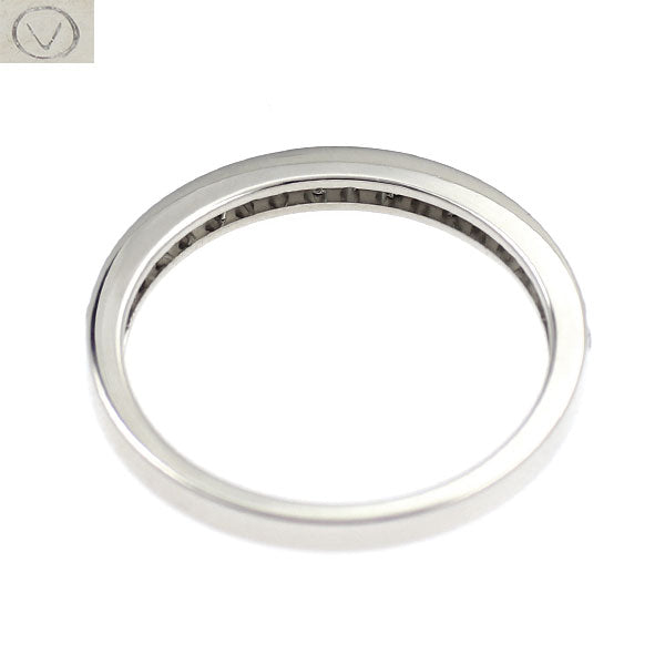 ヴァンドーム青山 K18WG ダイヤモンド リング 0.11ct ハーフエタニティ