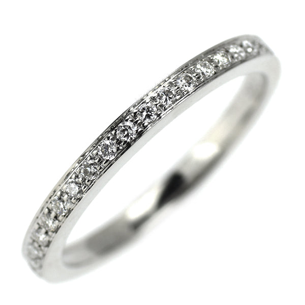ヴァンドーム青山 K18WG ダイヤモンド リング 0.11ct ハーフエタニティ