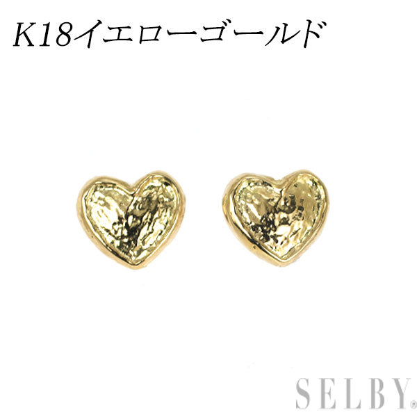 K18YG ピアス ハート