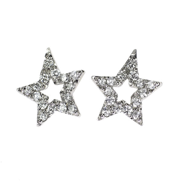 スタージュエリー Pt950/Pt900 ダイヤモンド ピアス 0.30ct スター 星