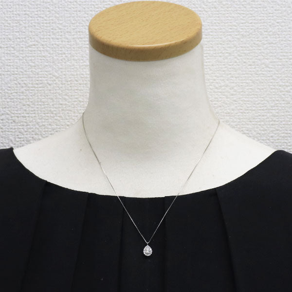 Pt900/ Pt850 ダイヤモンド ペンダントネックレス 0.218ct D0.15ct